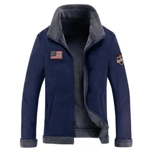 Men Thick Thermal Motorcycle Jacket