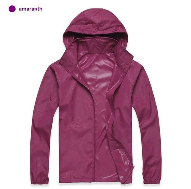 Men Women Quick Dry Hiking Jackets
