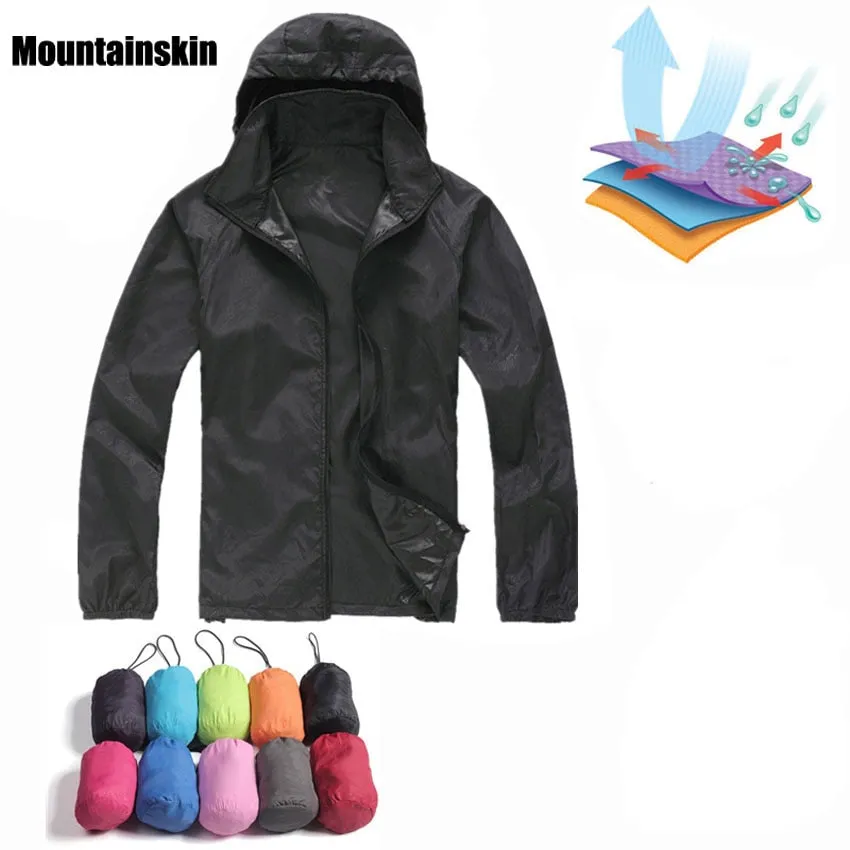 Men Women Quick Dry Hiking Jackets