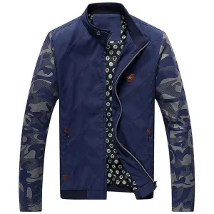 Men's Floral Designer Sleeve Zip Up
