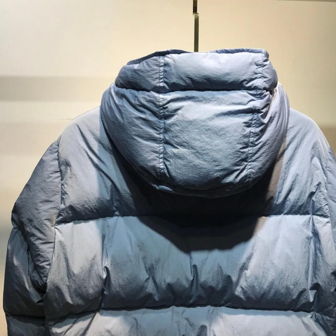 Men's Tooling Style Warm Comfortable Patch Goose Down Jacket