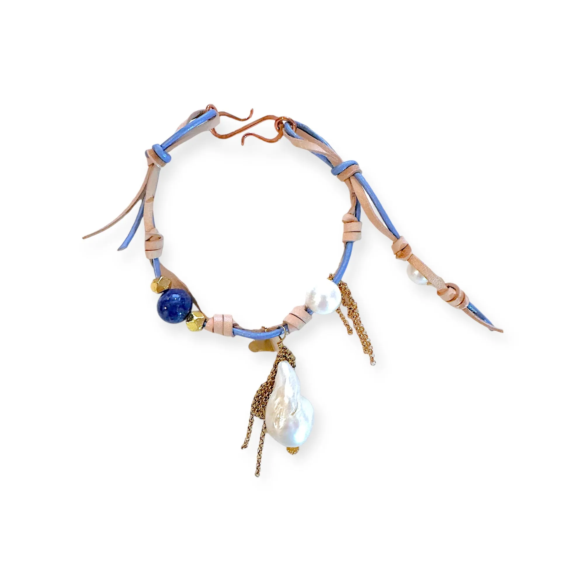 MIDSUMMER DREAM PEARL LUCKY CHARM GOLD ROCKER SET