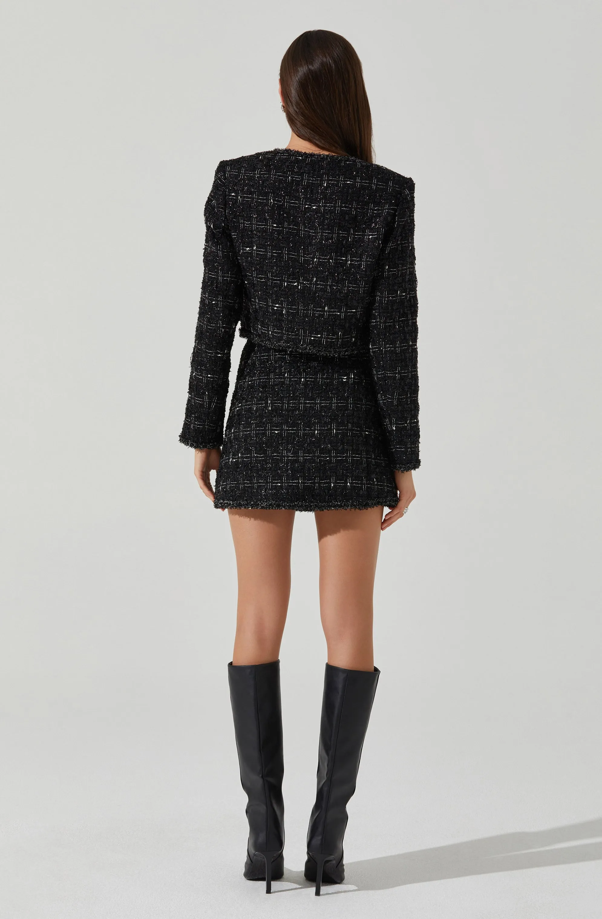 Milena Boxy Tweed Jacket