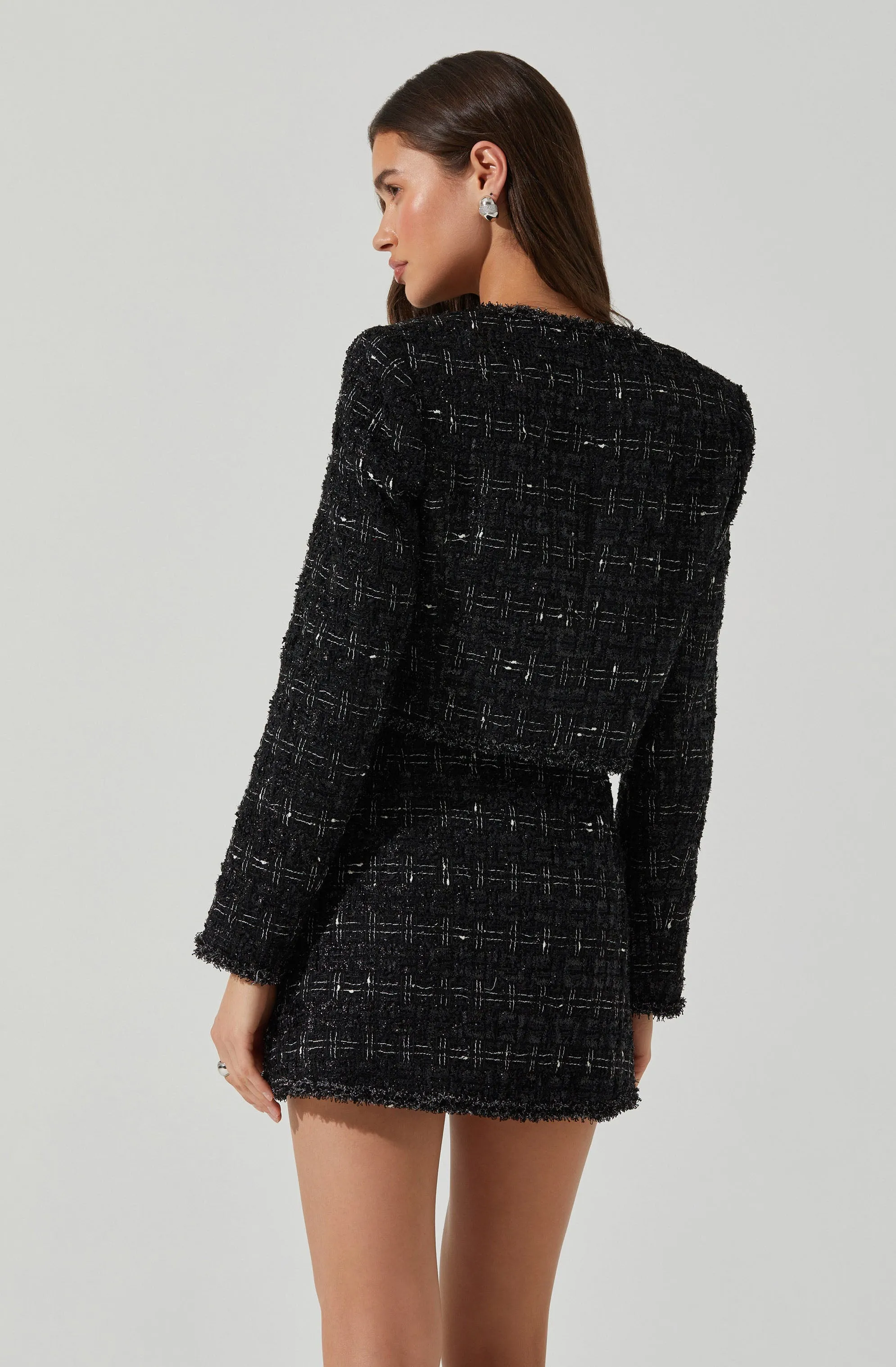 Milena Boxy Tweed Jacket
