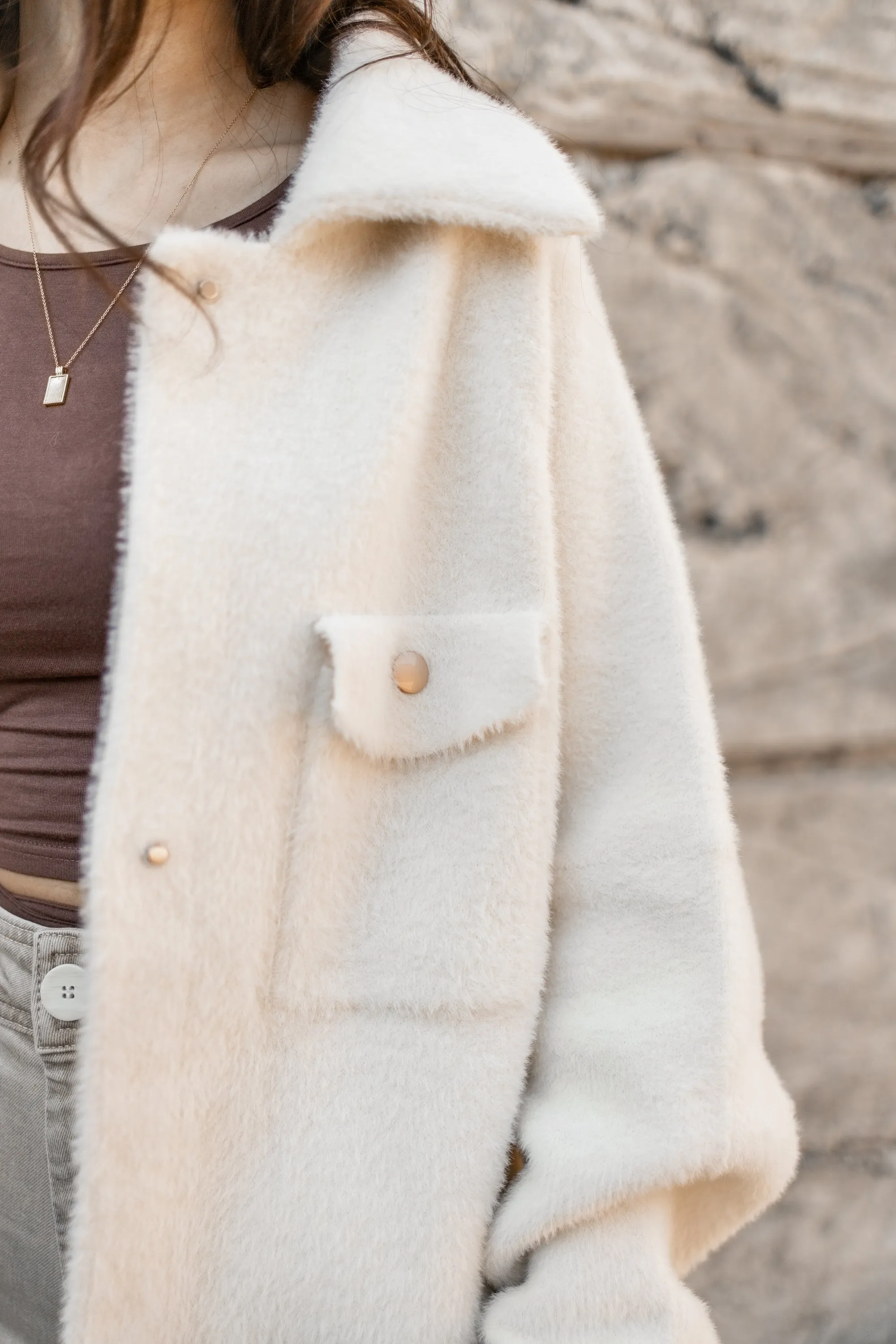 Mink Ivory jacket
