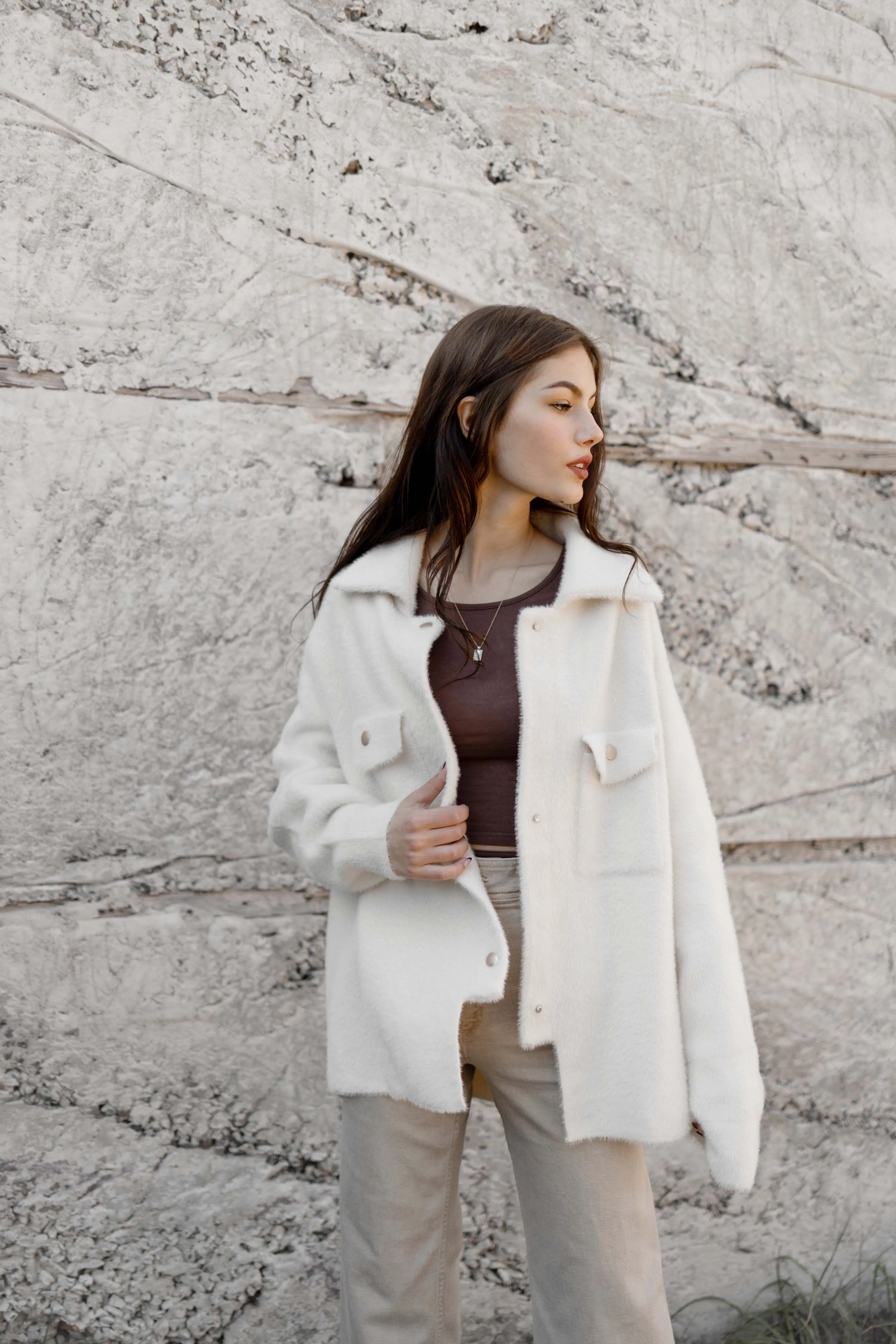 Mink Ivory jacket