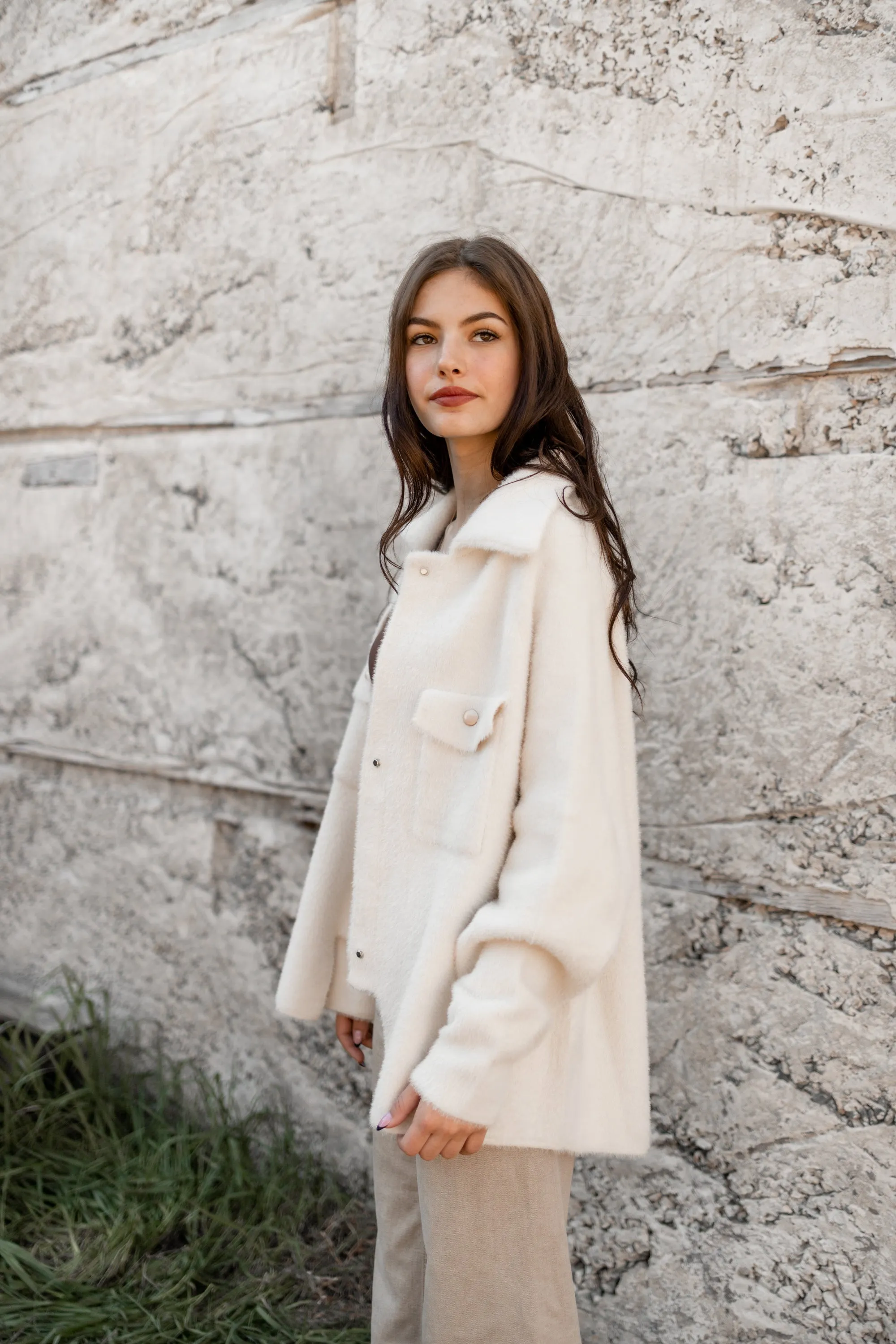 Mink Ivory jacket