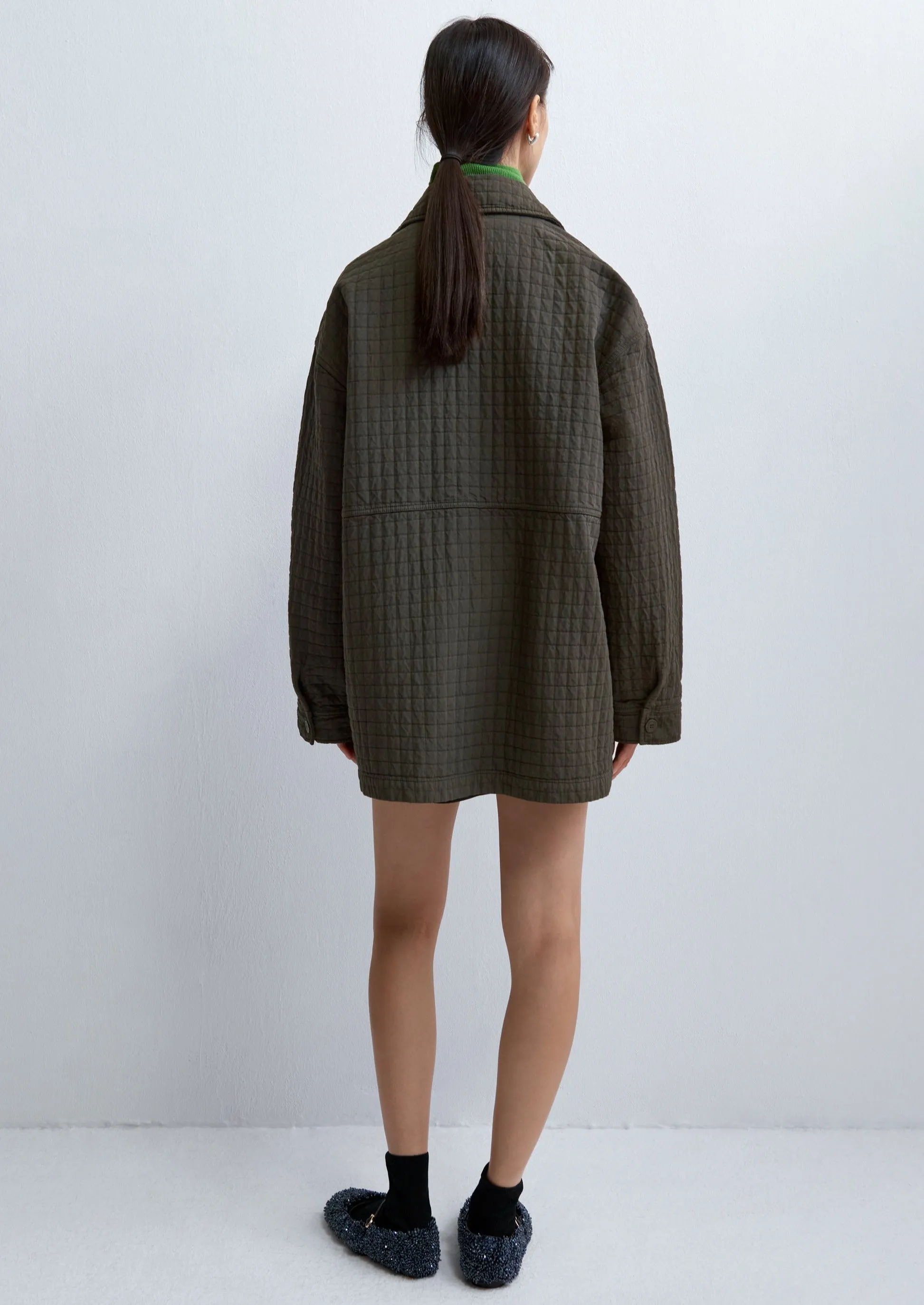 Padded Jacket, Dark Brown