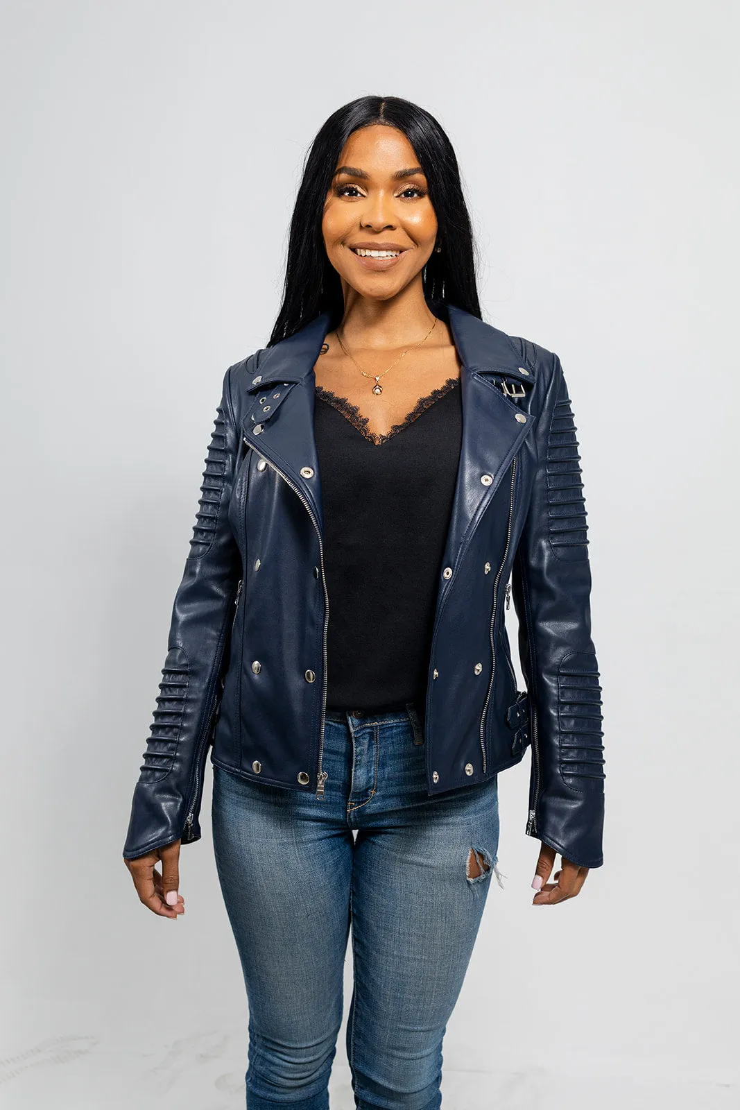 Paris - Women's Vegan Faux Leather Jacket