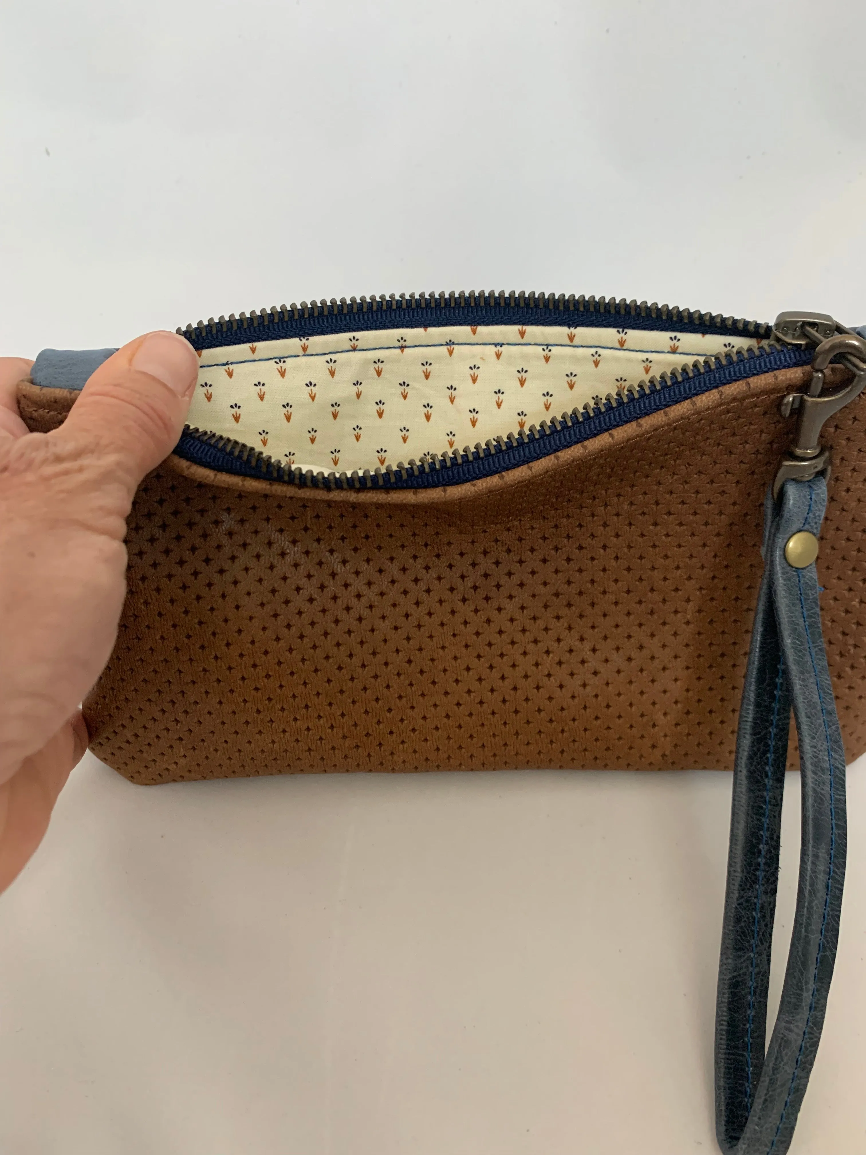 Perforated and Navy Molly