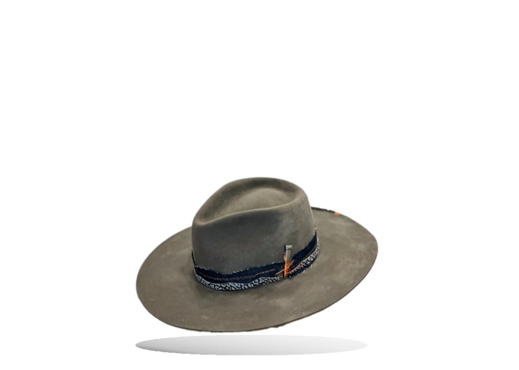 "Denim Circuit" Fur Felt Hat