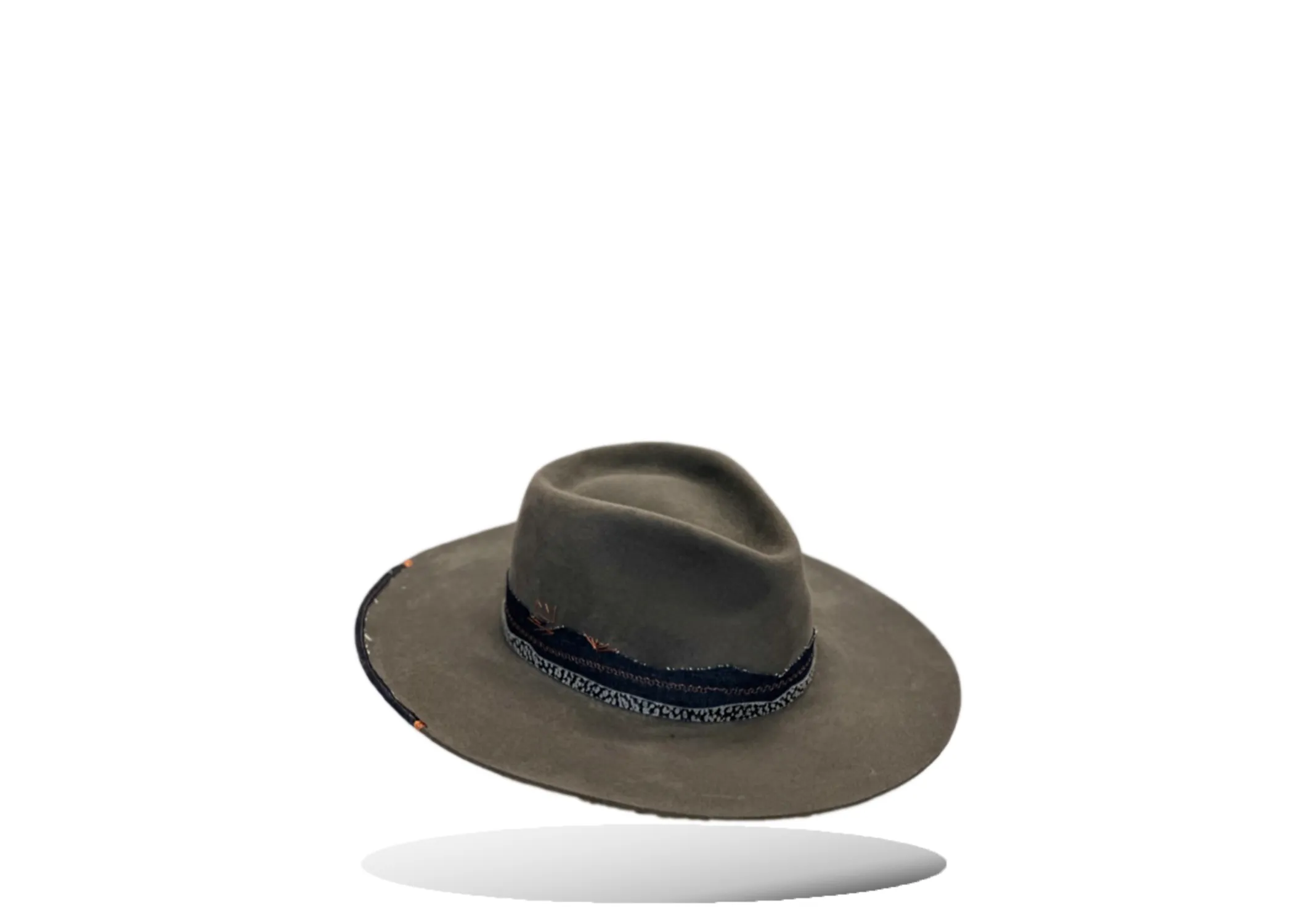 "Denim Circuit" Fur Felt Hat