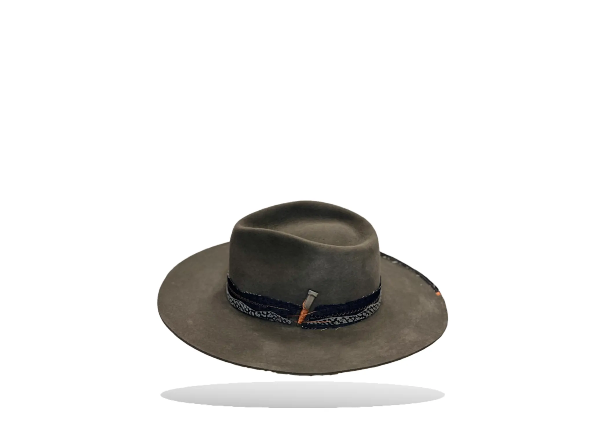 "Denim Circuit" Fur Felt Hat
