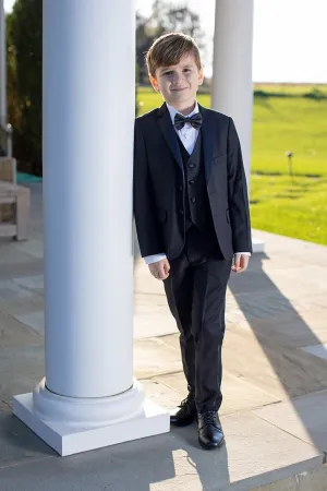 "Prestige" Kids Black 5-Piece Tuxedo