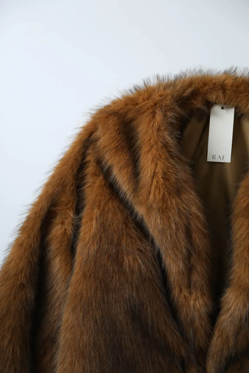 RAE: Elevated Faux Fur Jacket
