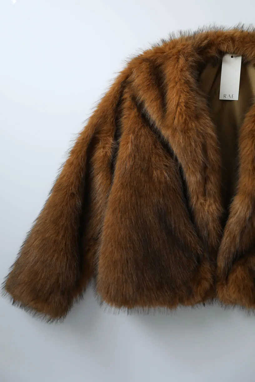 RAE: Elevated Faux Fur Jacket