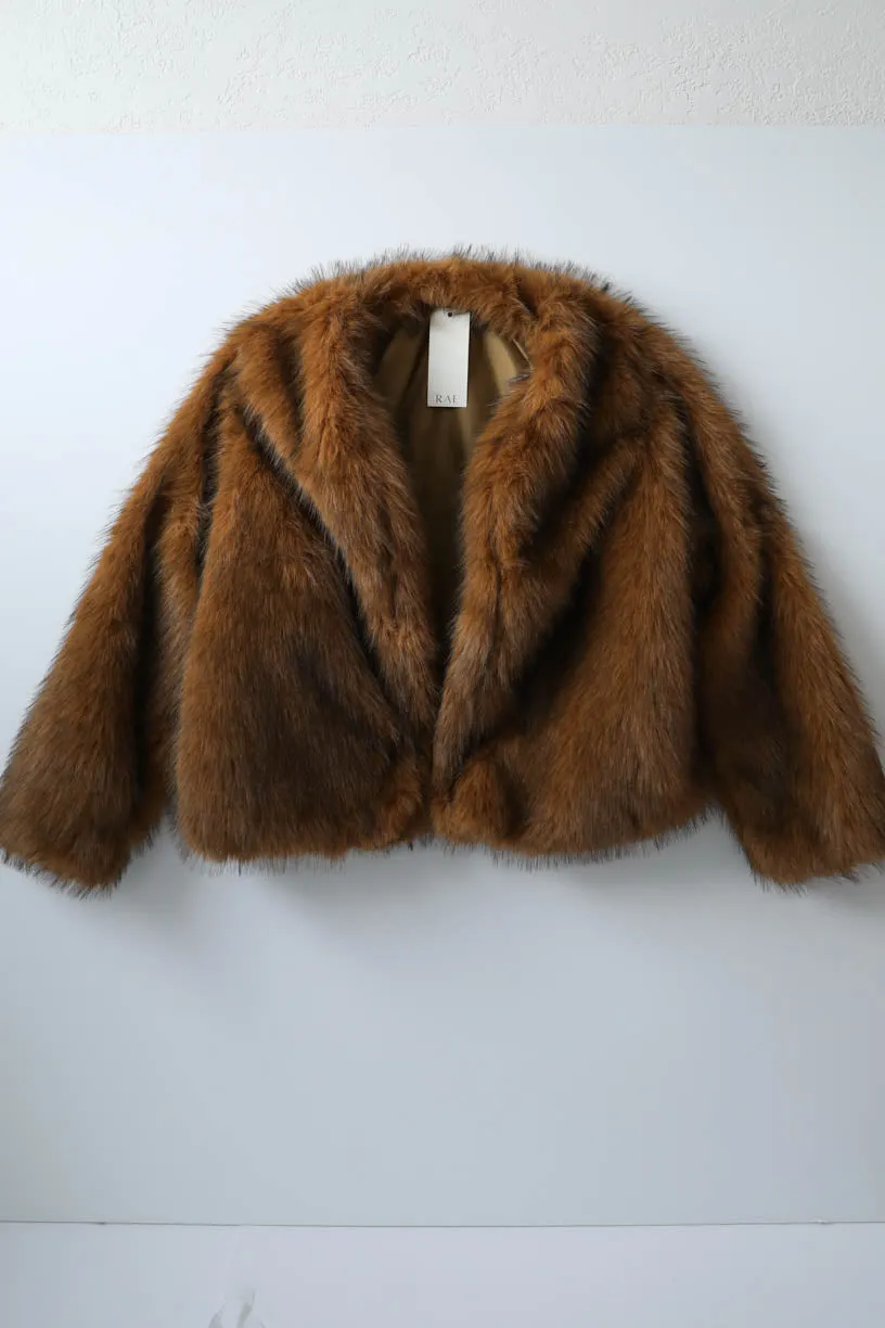 RAE: Elevated Faux Fur Jacket