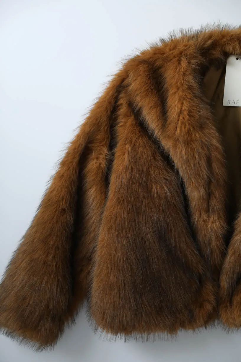 RAE: Elevated Faux Fur Jacket