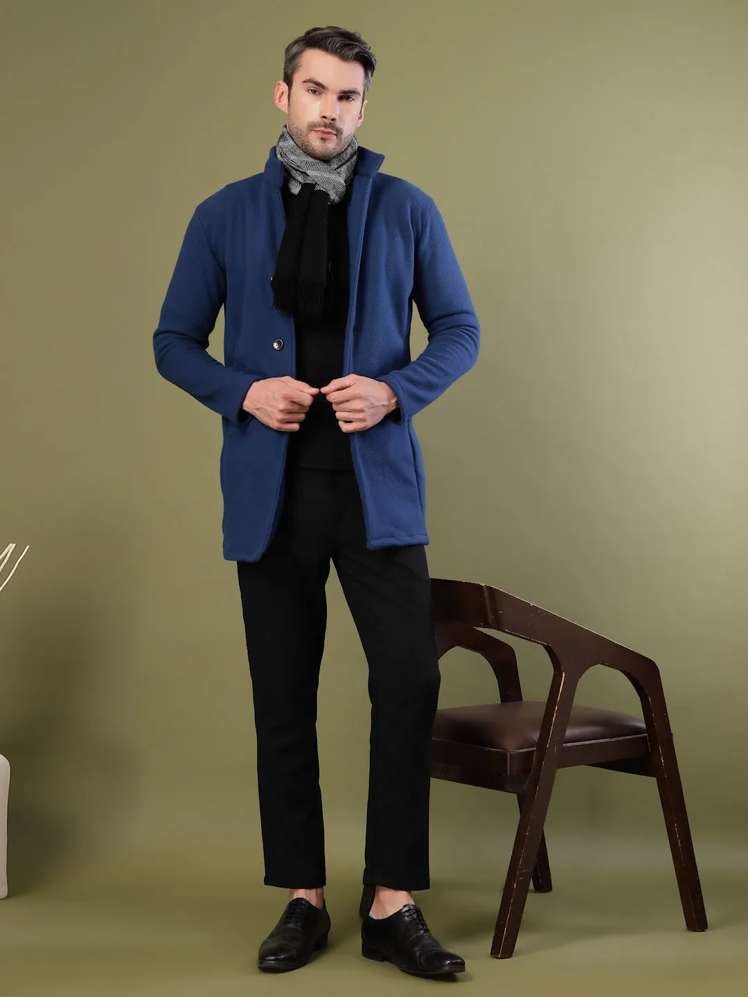 Regular Fit Polar Fleece Coat