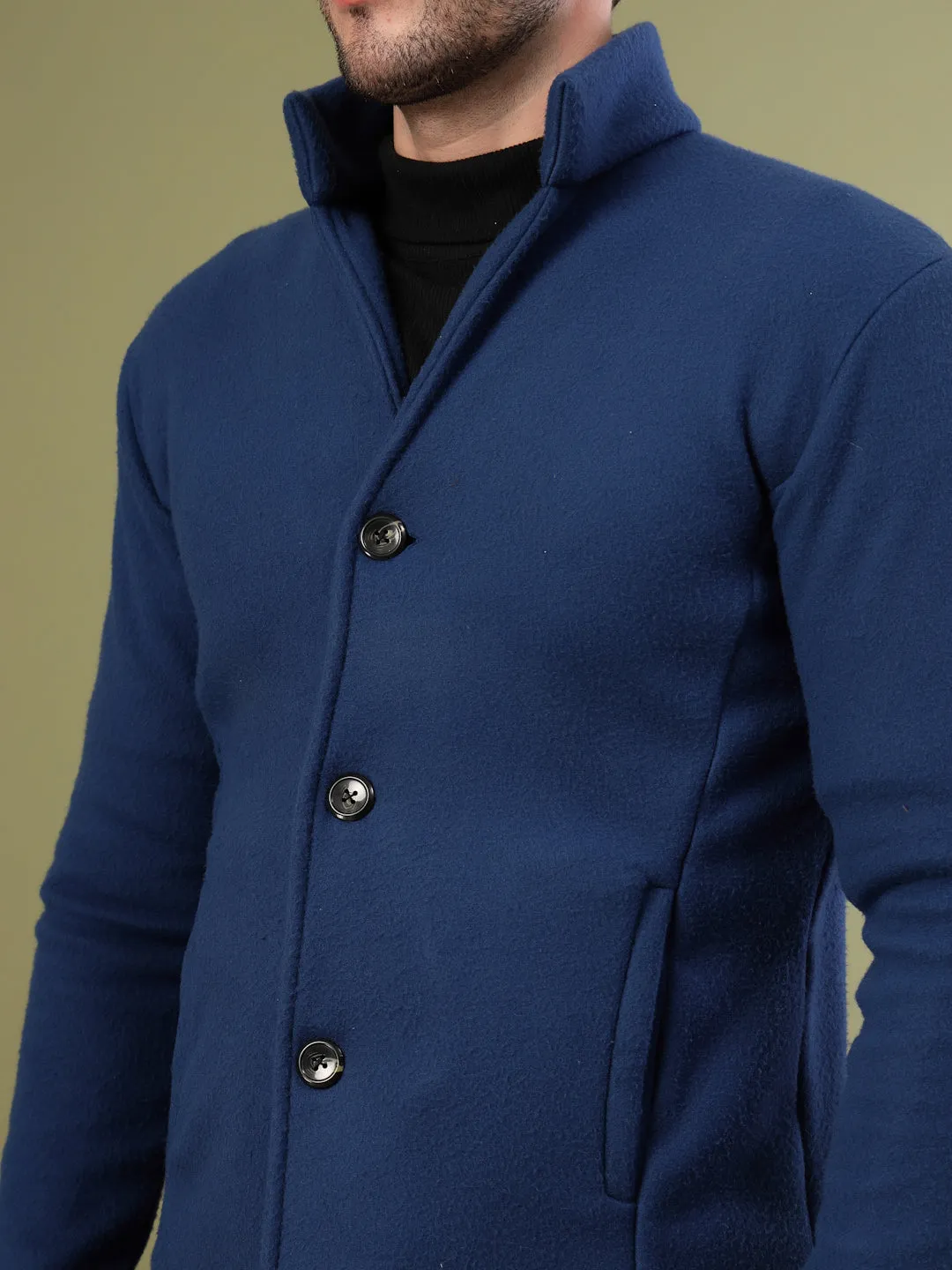 Regular Fit Polar Fleece Coat