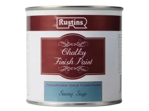 Rustins Chalky Finish Paint Savoy Sage 250Ml