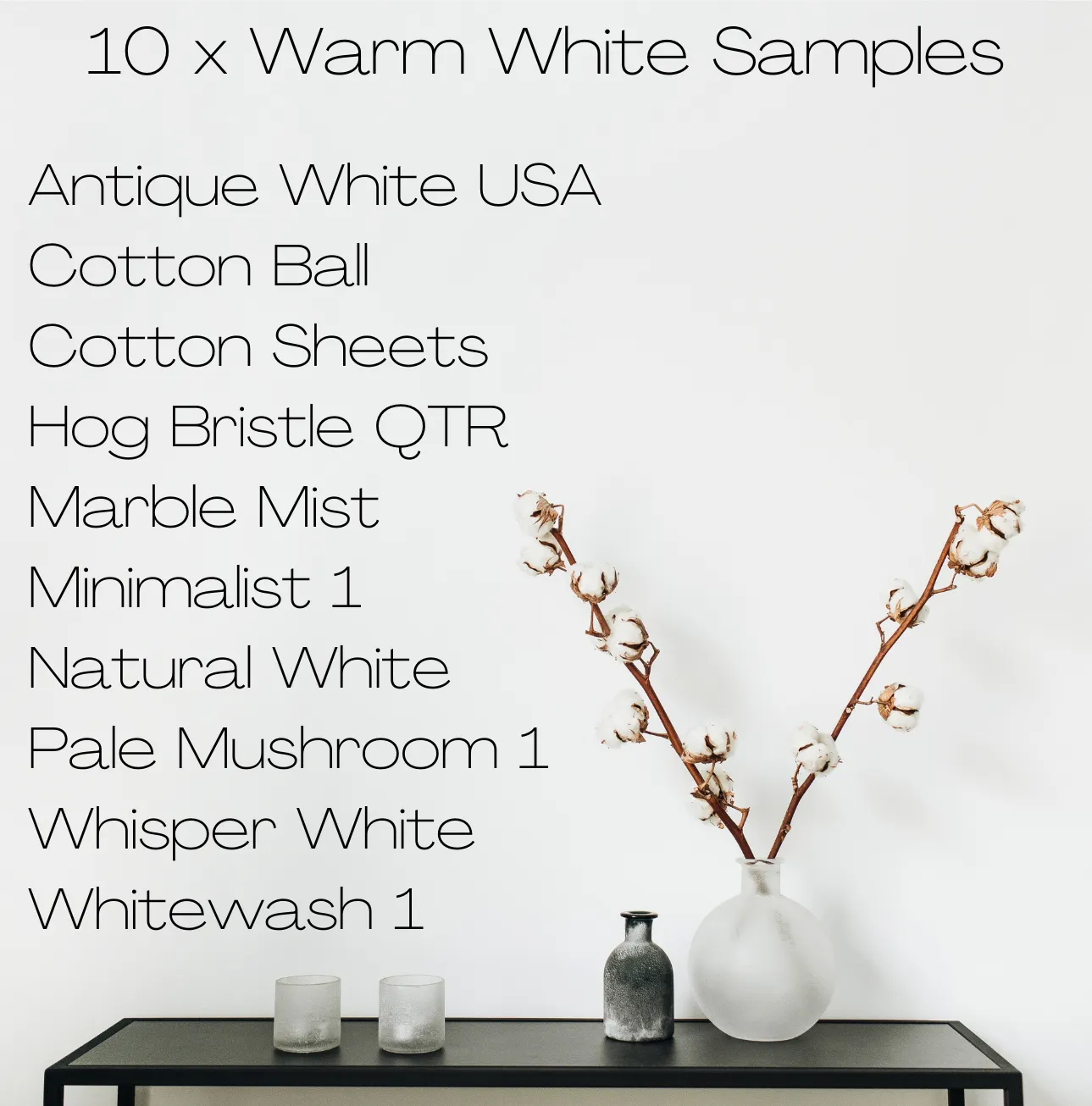 Sampler Pack - Warm White