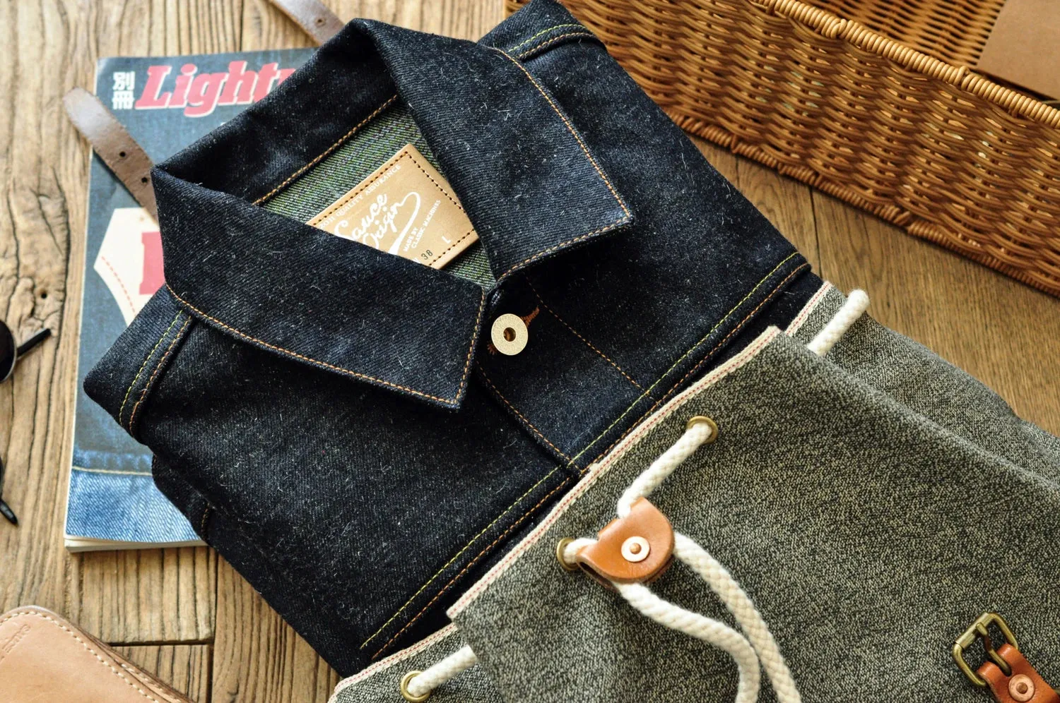 SAUCE ORIGIN Men Jackets Men Motorcycle Denim Jacket  Jean Jacket Silver Button Cotton Linen Colored Selvedge Denim Handmade