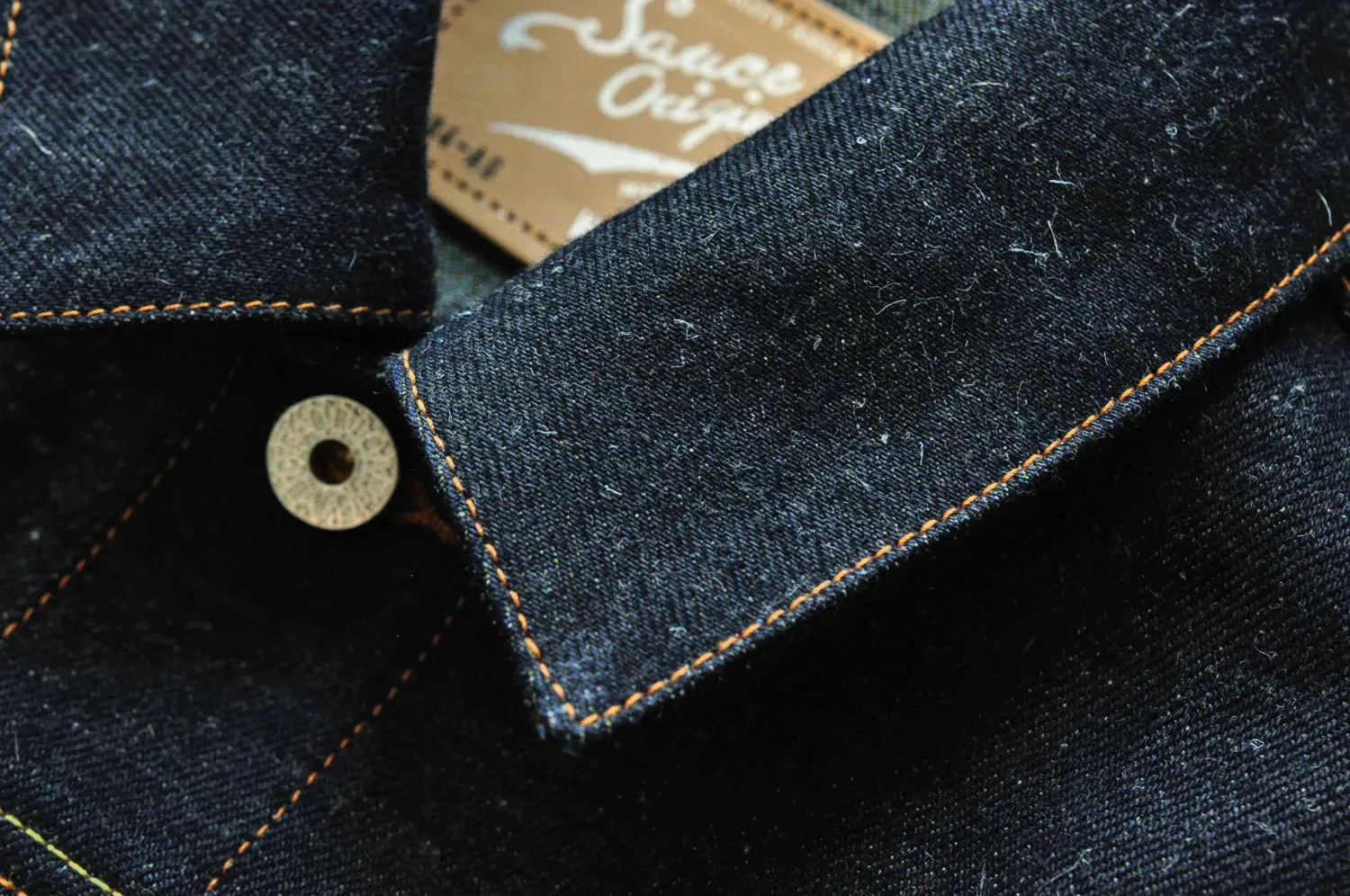 SAUCE ORIGIN Men Jackets Men Motorcycle Denim Jacket  Jean Jacket Silver Button Cotton Linen Colored Selvedge Denim Handmade