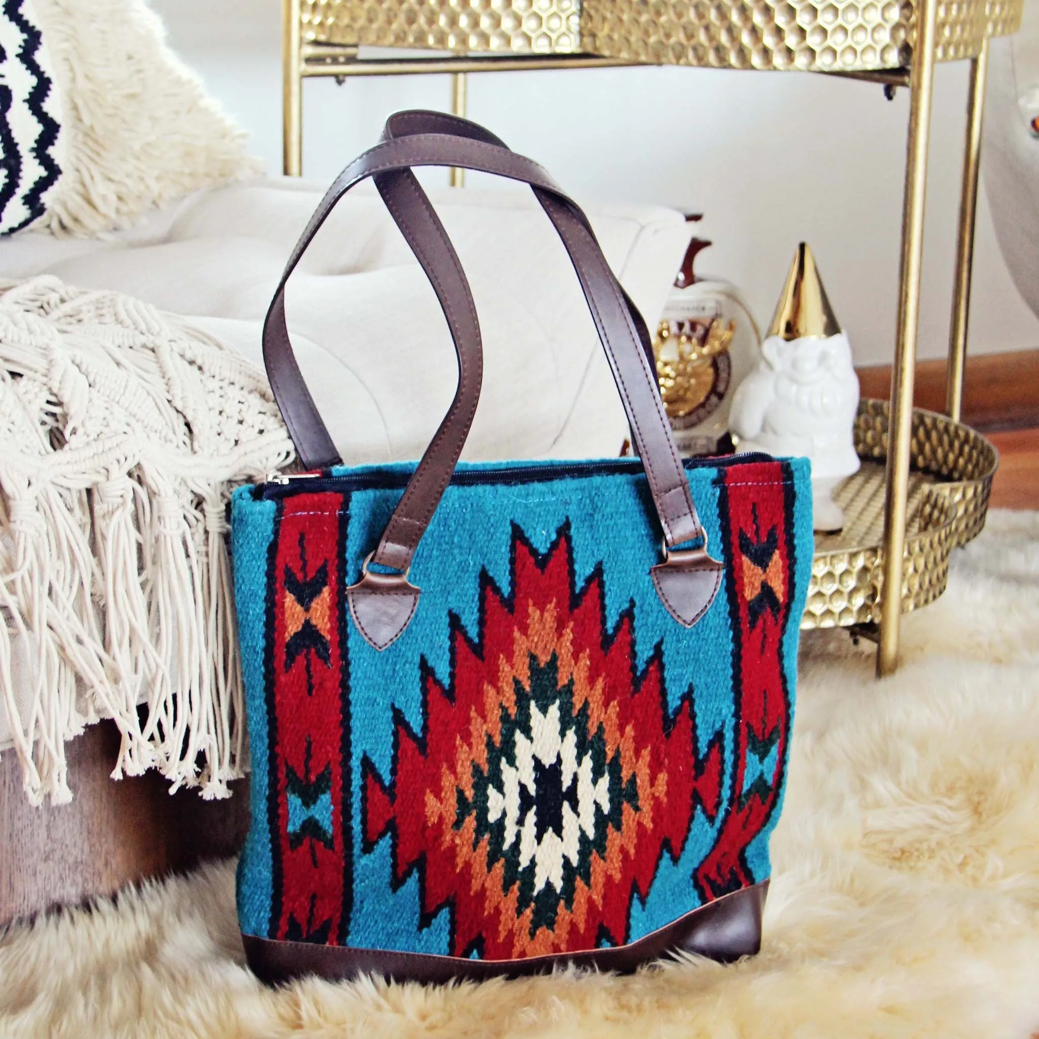 Sierra Vista Rug Bag in Sky