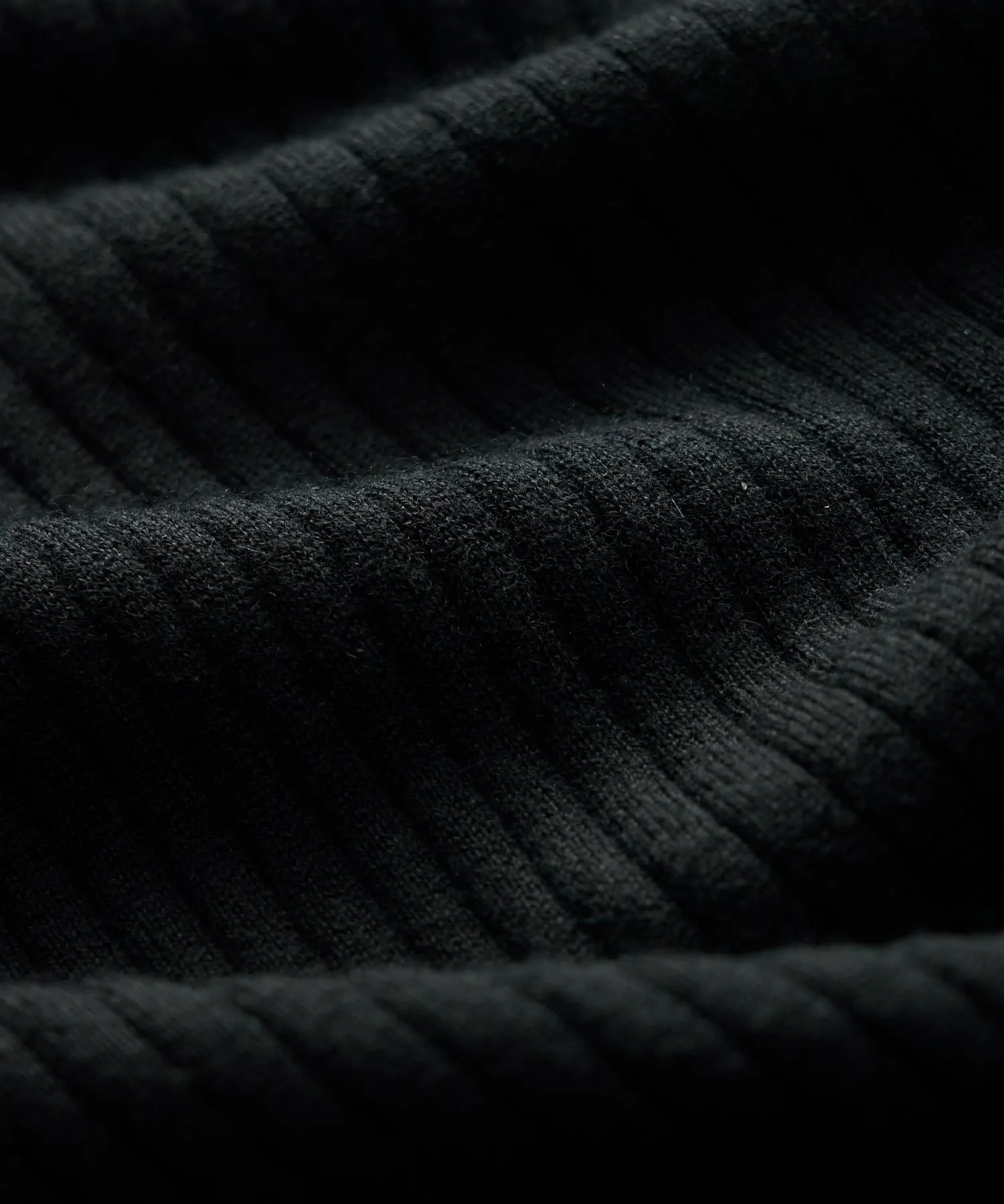 Silk-Cashmere Ribbed Sweater Polo