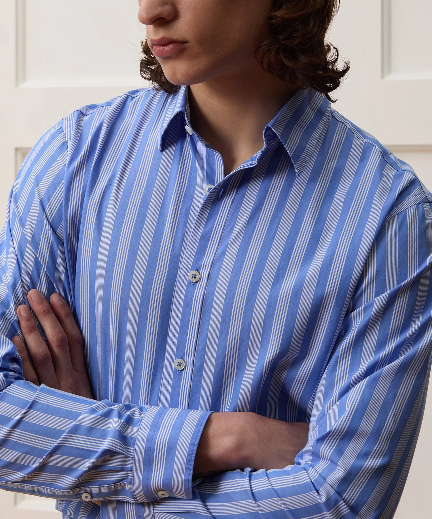 Slim Fit Poplin Sport Shirt