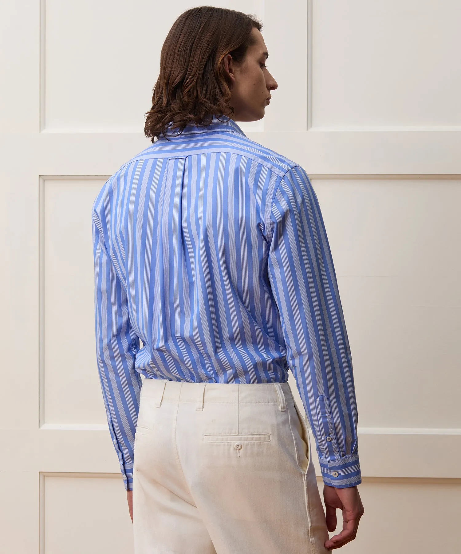 Slim Fit Poplin Sport Shirt