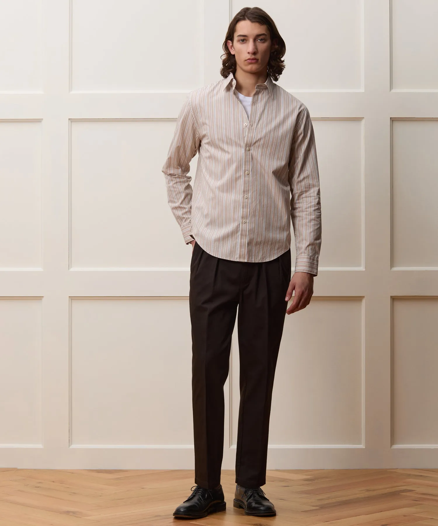 Slim Fit Poplin Sport Shirt