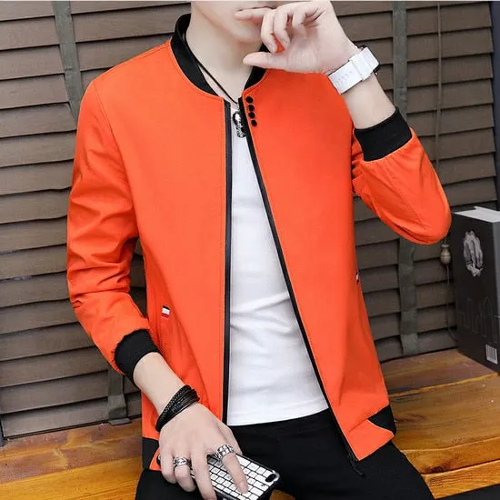 Slim Henley Style Jacket