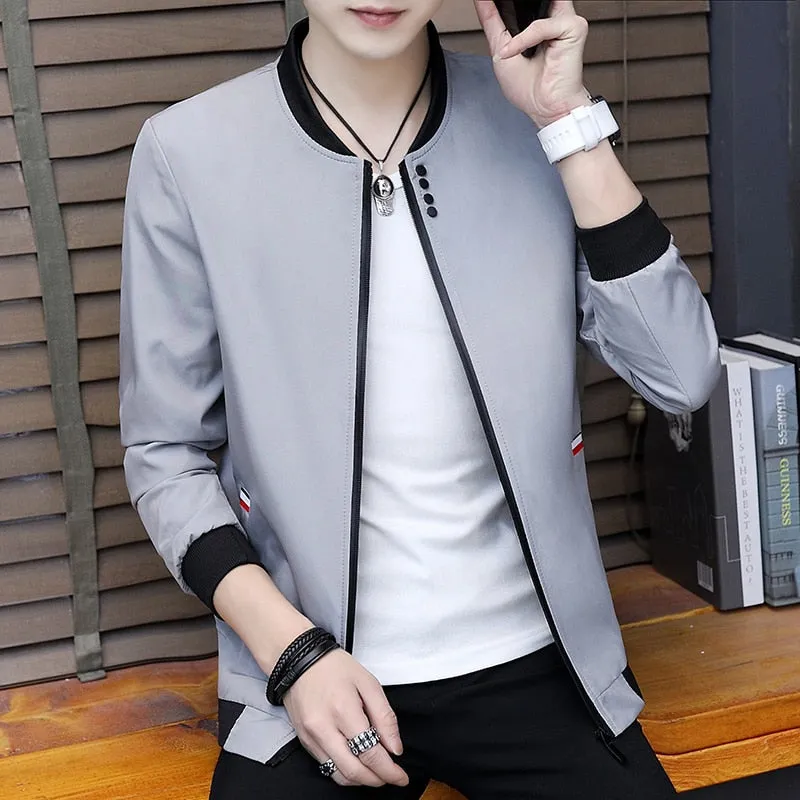 Slim Henley Style Jacket