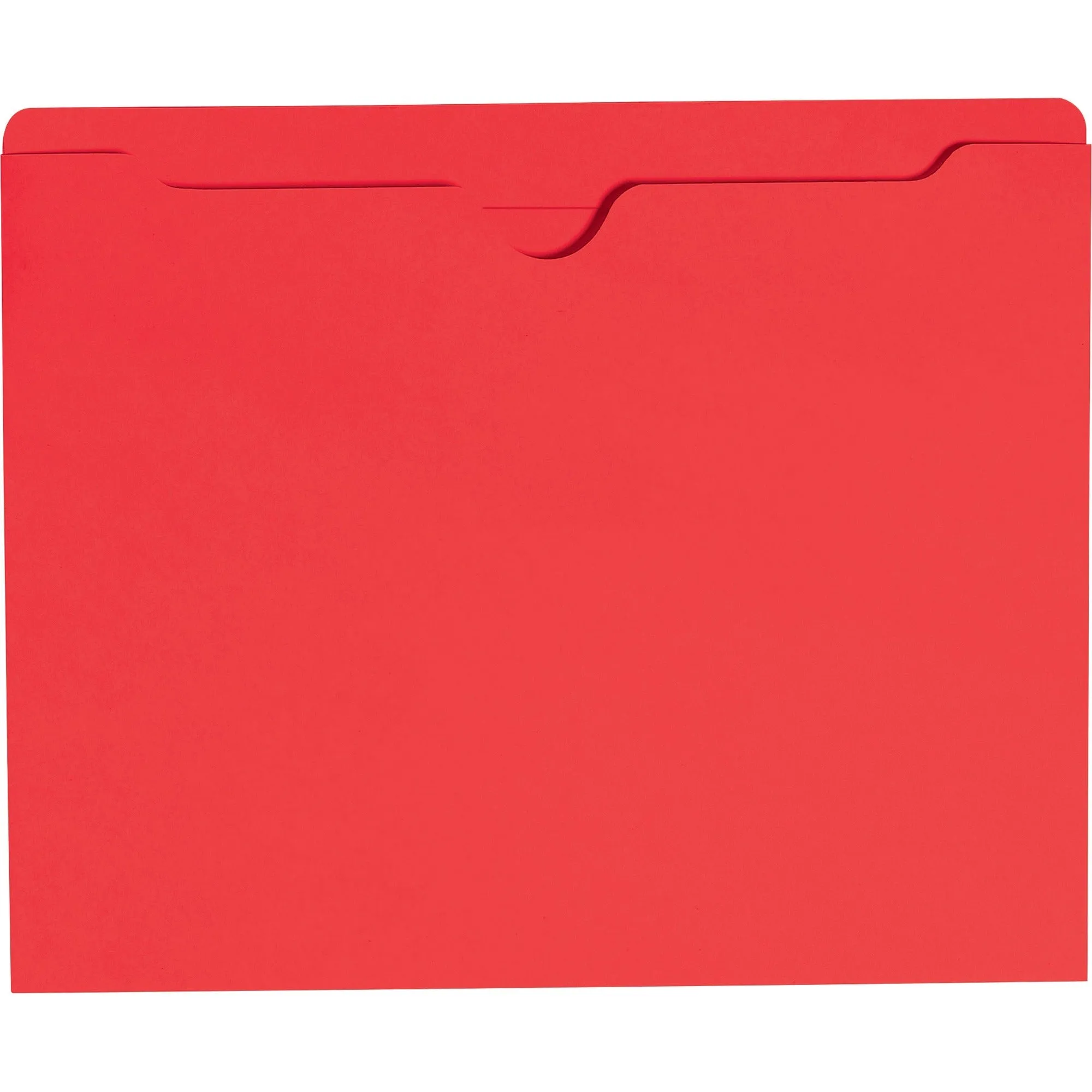 Smead Colored Straight Tab Cut Letter Recycled File Jacket