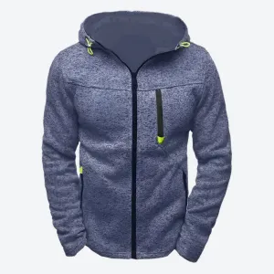 Soft Fleece Zipper Hooded Jackets