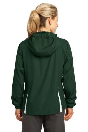 Sport-Tek® Ladies Colorblock Hooded Raglan Jacket. LST76