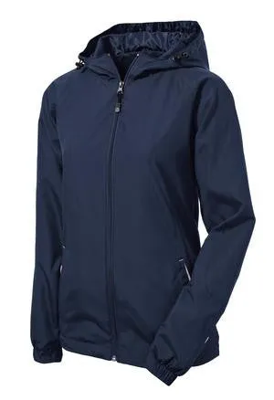 Sport-Tek® Ladies Colorblock Hooded Raglan Jacket. LST76