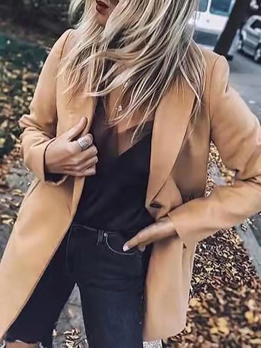Stunncal Fashion Slim-Fit Tweed Jacket