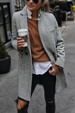 Stunncal Outlook Button Down Textured Coat