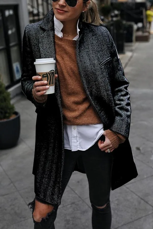 Stunncal Outlook Button Down Textured Coat