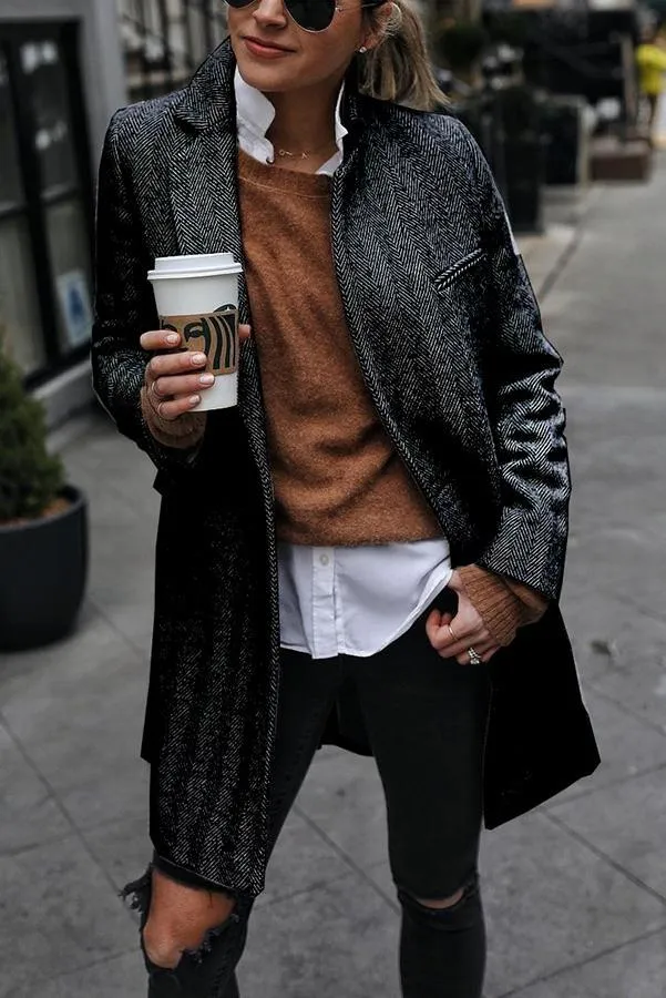 Stunncal Outlook Button Down Textured Coat