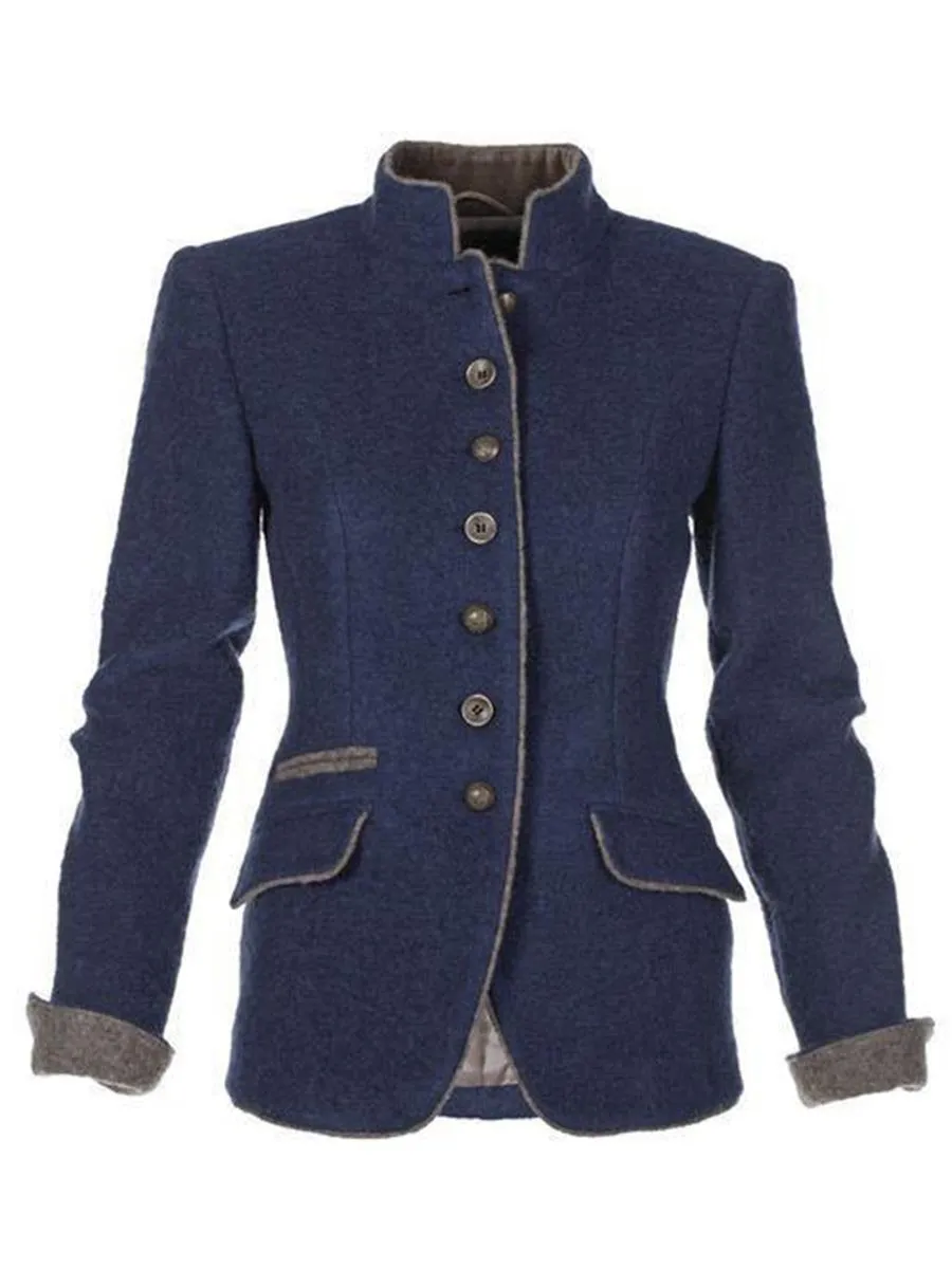 Stunncal Slim Button Jacket