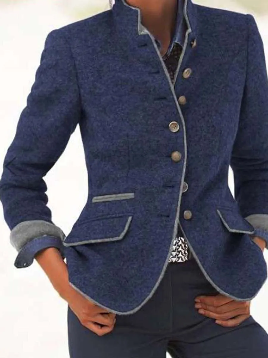 Stunncal Slim Button Jacket