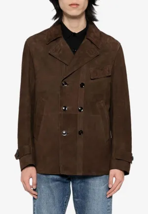 Suede Leather Overcoat