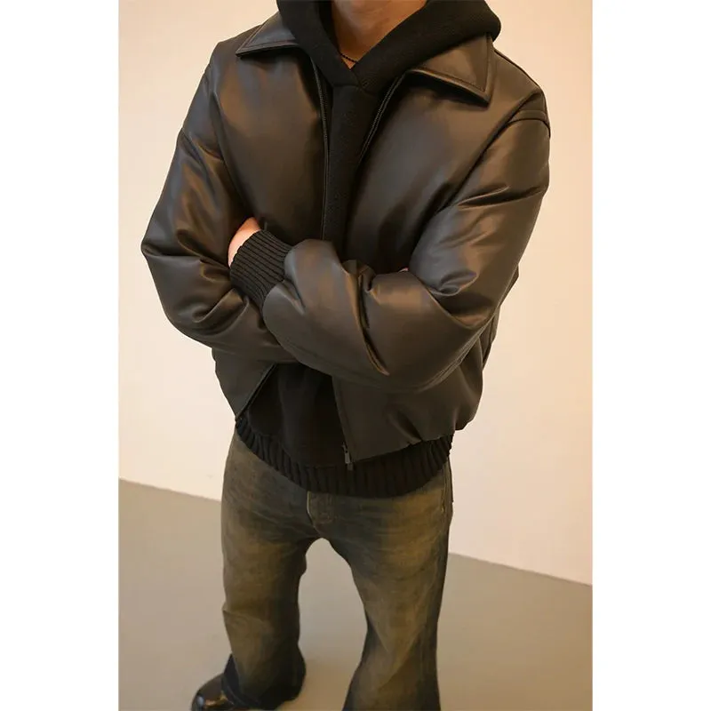 Super Heavyweight Lambskin Down Jacket