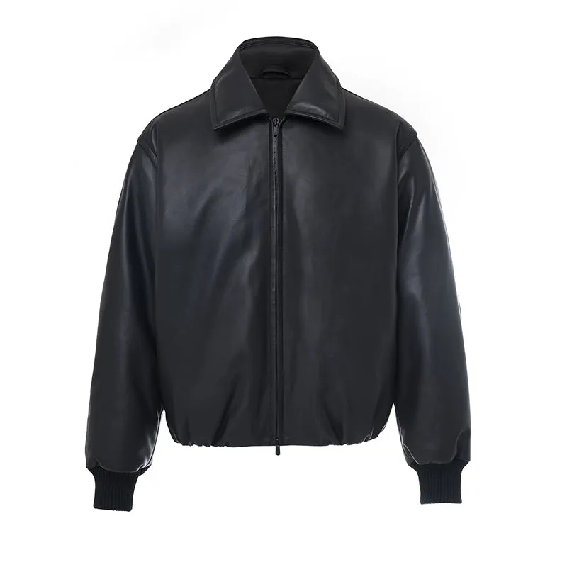 Super Heavyweight Lambskin Down Jacket