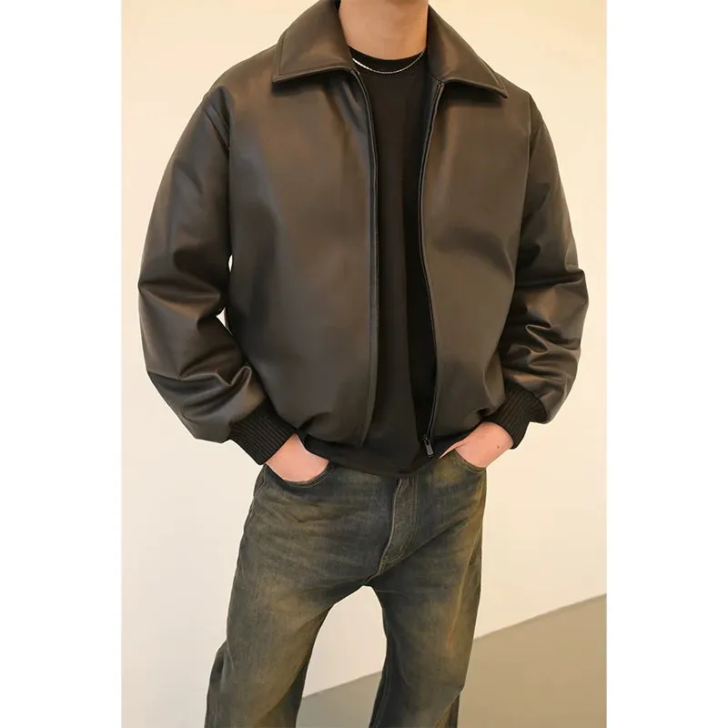 Super Heavyweight Lambskin Down Jacket