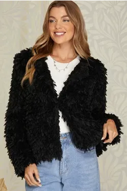 Super Soft Faux Fur Jacket